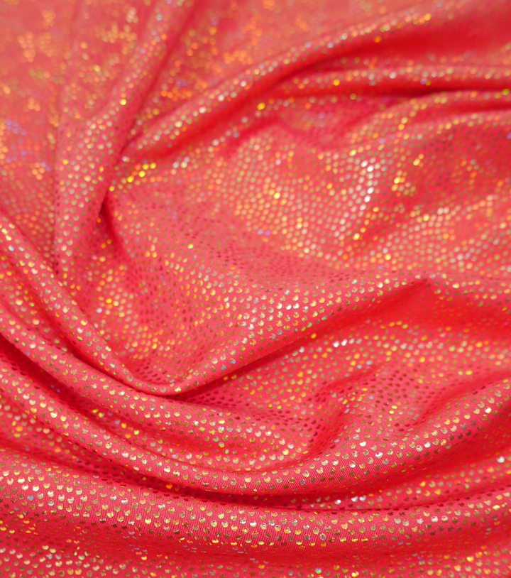 Holographic 4 Way Stretch Fabric $25.00p/m - Diana - The Fabric Shop