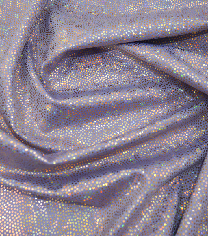 Holographic 4 Way Stretch Fabric $25.00p/m - Mariah - The Fabric Shop