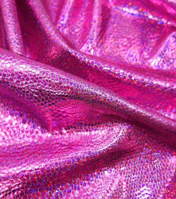 Holographic 4 Way Stretch Fabric $25.00p/m - Whitney - The Fabric Shop