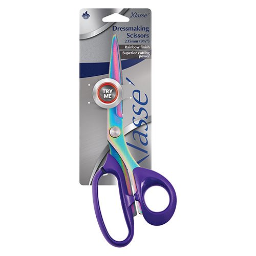 Klassé Dressmaking Scissors 235mm Purple - $22.50 - The Fabric Shop