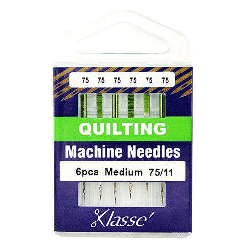 Klassé Quilting Needles Medium 75/11 - The Fabric Shop