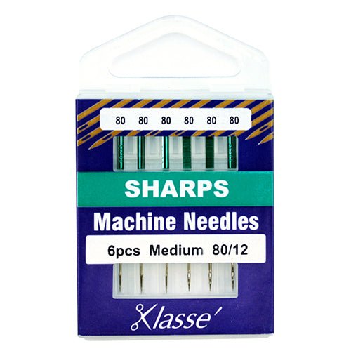 Klassé Sharps Needles Medium 80/12 - The Fabric Shop