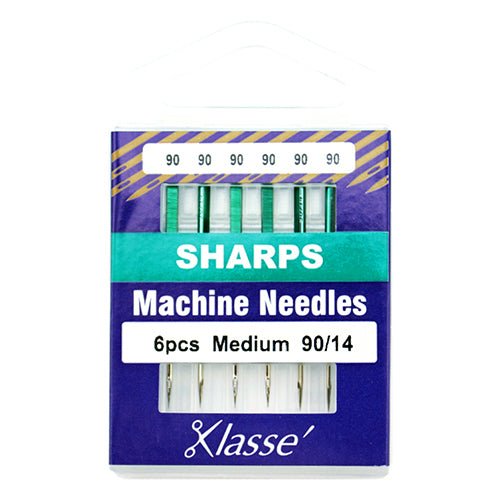 Klassé Sharps Needles Medium 90/14 - The Fabric Shop