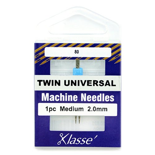 Klassé Twin Needle Medium 80 2.0mm - The Fabric Shop