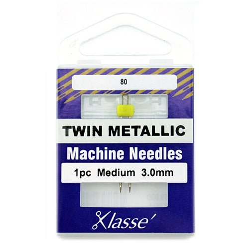 Klassé Twin Needle Metallic Medium 3.0mm - The Fabric Shop
