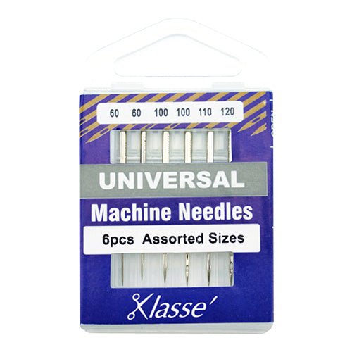 Klassé Universal Needles Assorted Sizes 60/100/110/120 - The Fabric Shop