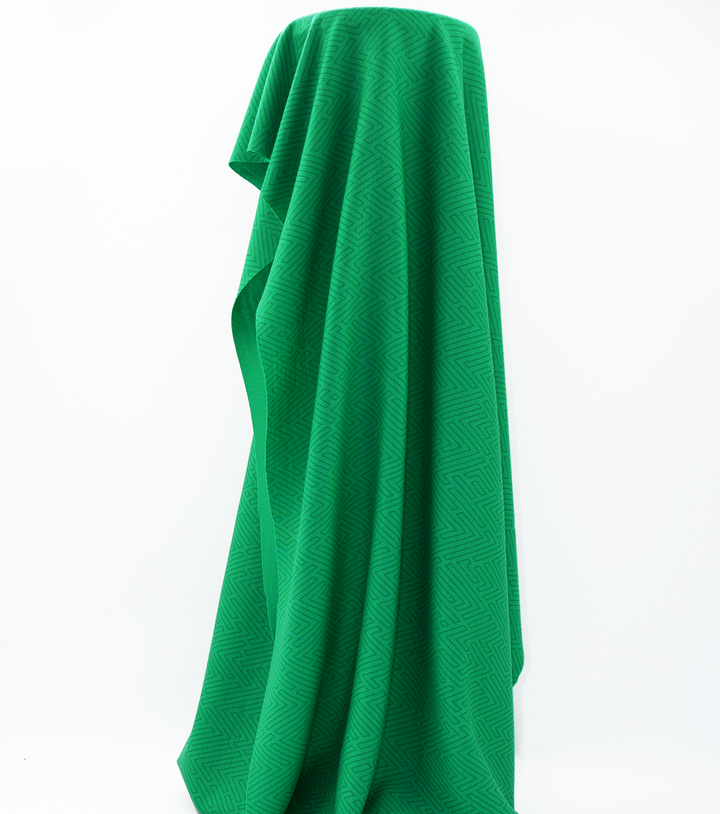 100% Merino $24.00 p/m Green Arrow Print