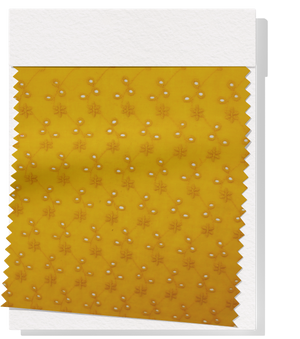 Broderie Anglaise $18.00p/m - Mustard