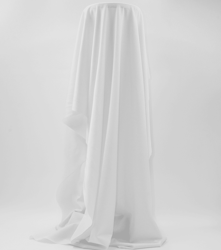 Nylon Lycra $18.00p/m - White - The Fabric Shop