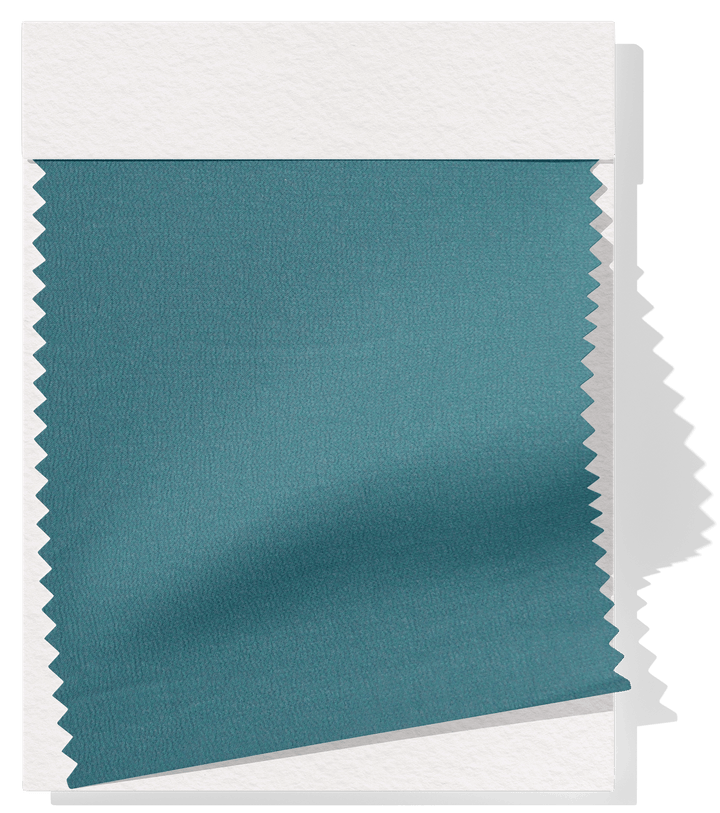 Pearl Chiffon $10.00 p/m - Teal - The Fabric Shop