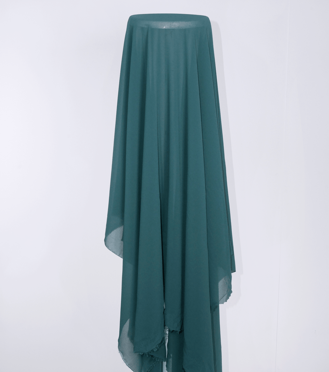 Pearl Chiffon $10.00 p/m - Teal - The Fabric Shop