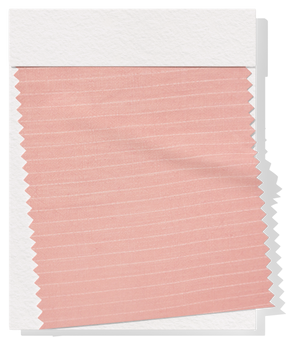 Striped Linen / Ramie $18.00p/m - Pink with White Stripes