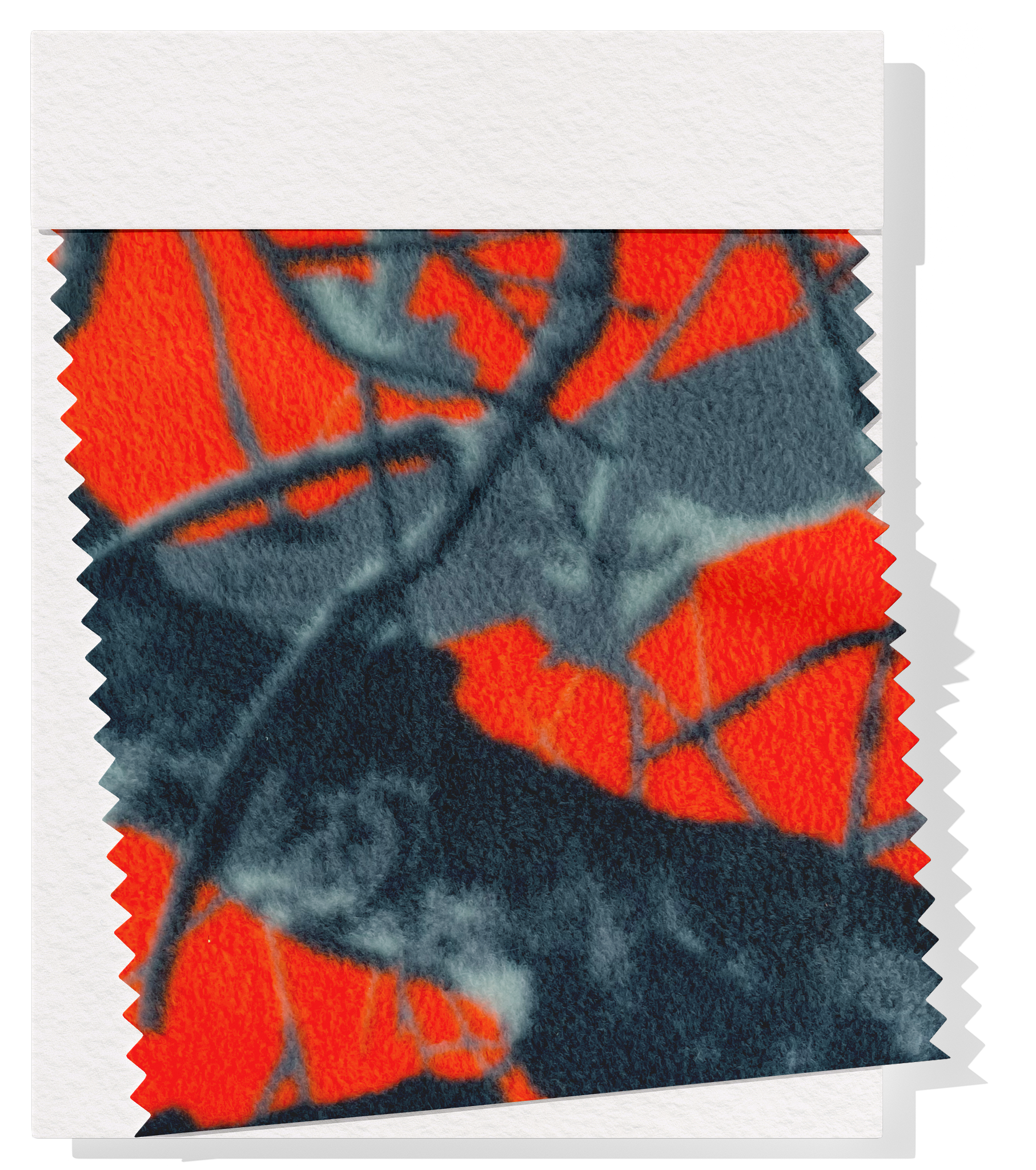 Polar Fleece $12.00p/m - Camouflage Orange & Grey