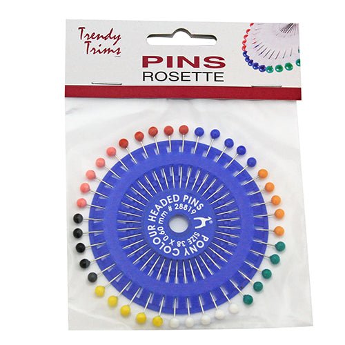 Pony Colour Headed Pins - The Fabric Shop