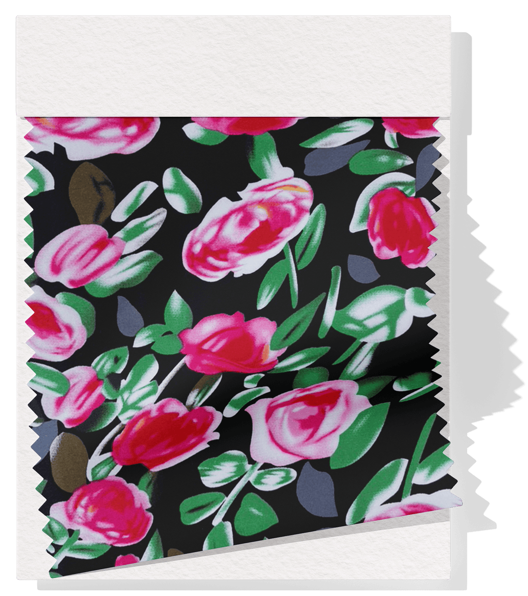 Printed Cotton Sateen $12.00p/m - Mary Black Design 28 - The Fabric Shop