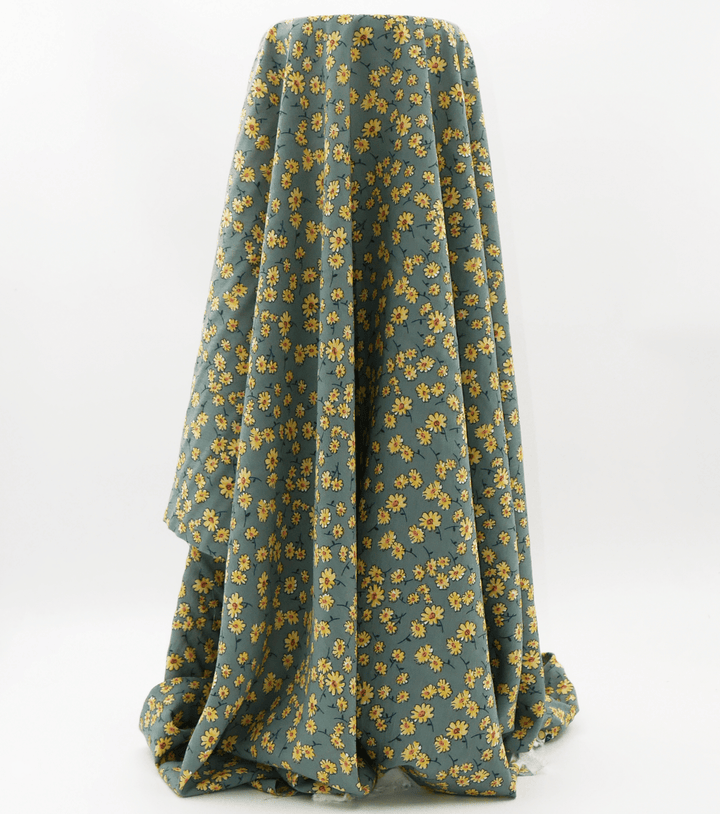 Printed Nylon/Rayon $10.00p/m - Evelyn Green - The Fabric Shop