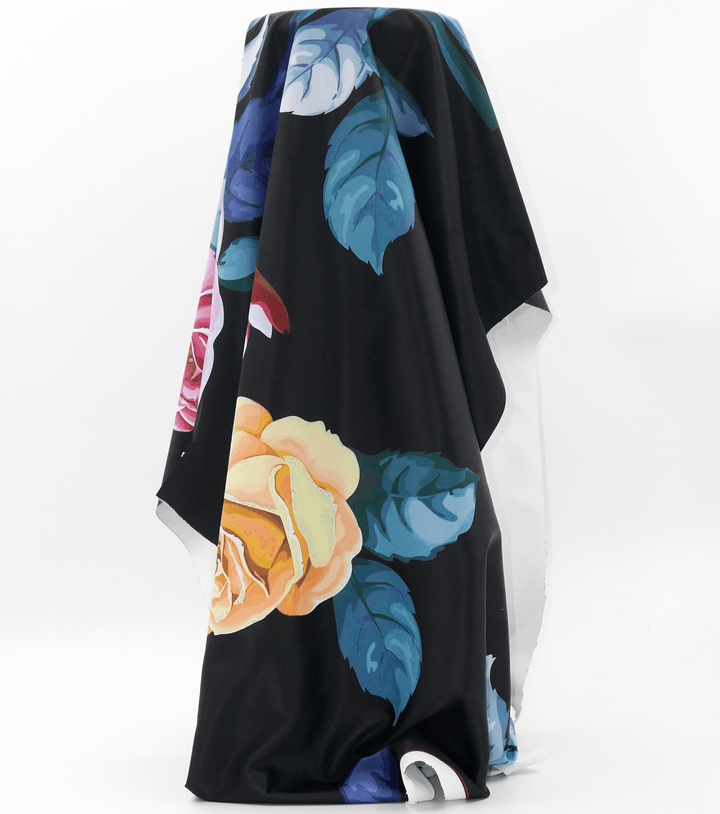 Printed Sateen Cotton / Polyester $12.00p/m Design 13 - The Fabric Shop
