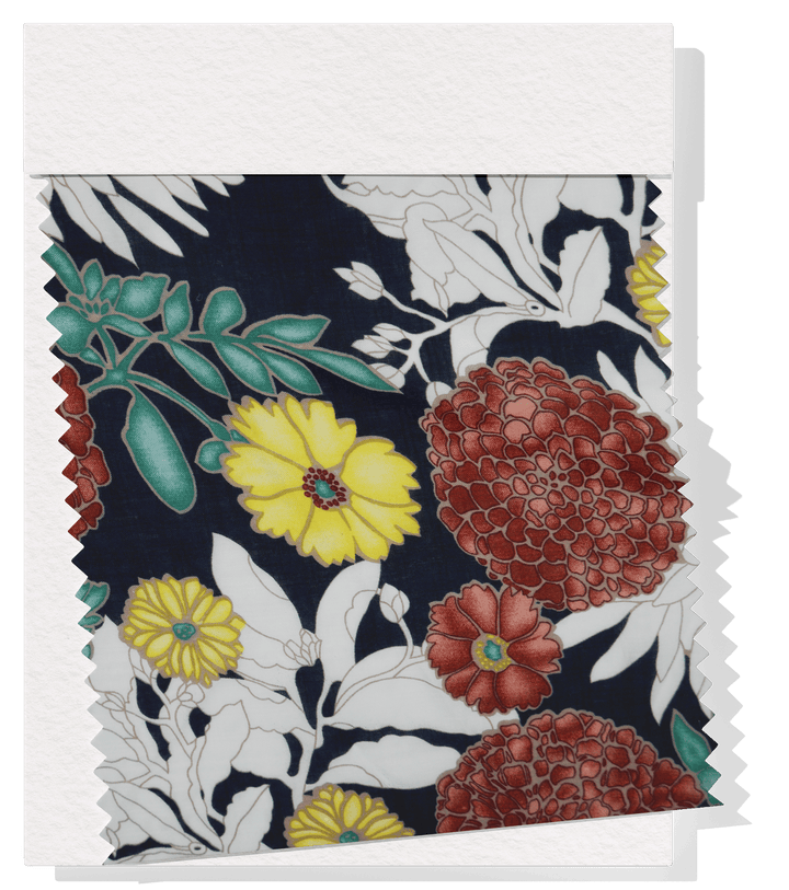 Printed Slub Cotton $12.00 p/m - Design 18 - The Fabric Shop