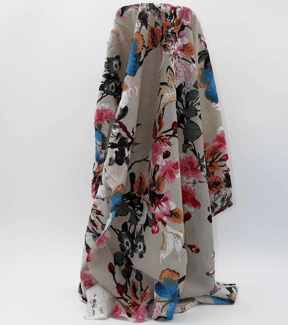 Printed Slub Cotton $12.00 p/m - Design 29 - The Fabric Shop