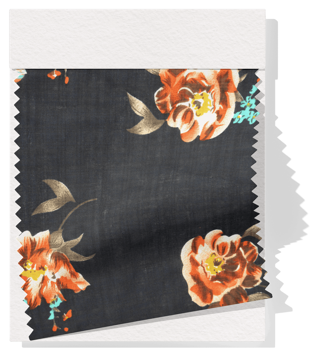 Printed Slub Cotton $12.00 p/m - Design 4 - The Fabric Shop