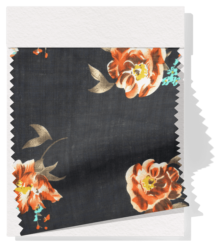 Printed Slub Cotton $12.00 p/m - Design 4 - The Fabric Shop
