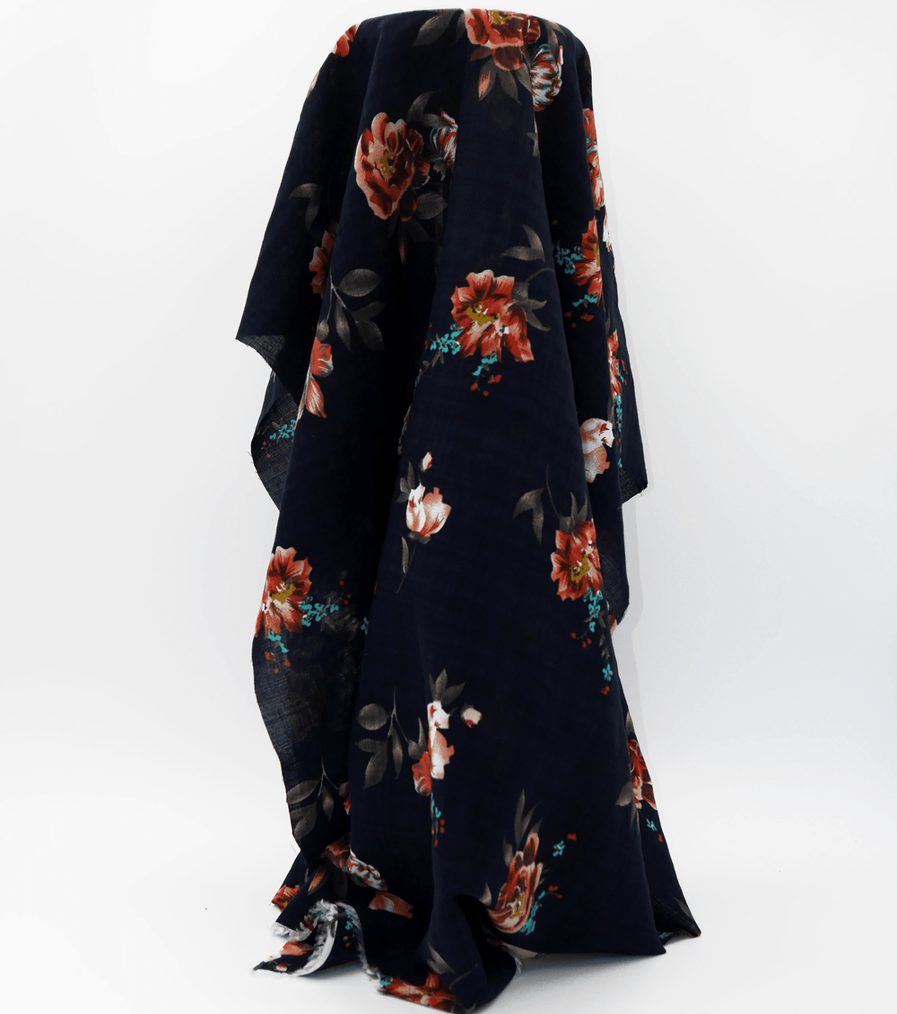 Printed Slub Cotton $12.00 p/m - Design 4 - The Fabric Shop