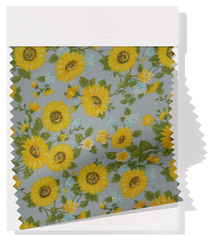 Printed Linen / Cotton $28.00p/m - Sunflowers