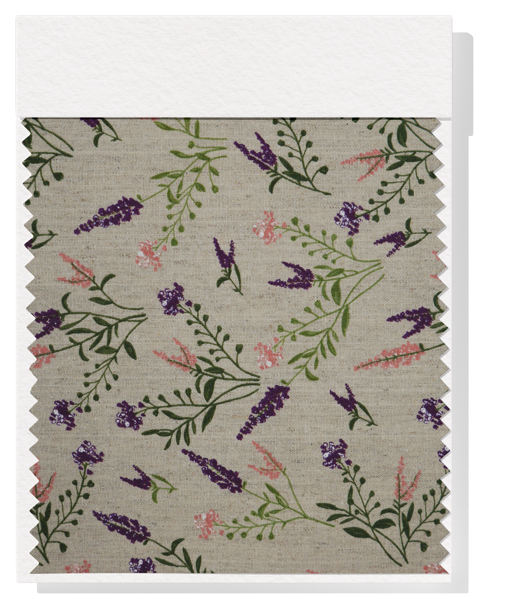 Printed Linen / Cotton $28.00p/m - Lavender