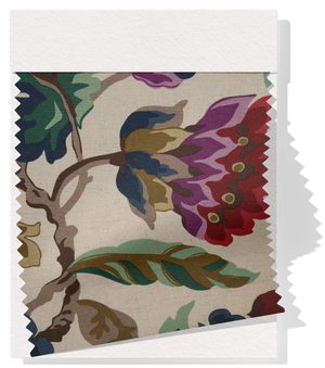 Printed Linen / Cotton $28.00p/m - Jungle Floral