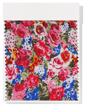 Printed Rayon $9.00p/m - Amber (White)