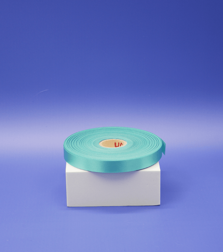 Ribbon $0.40p/m - Deep Aqua 10mm - The Fabric Shop