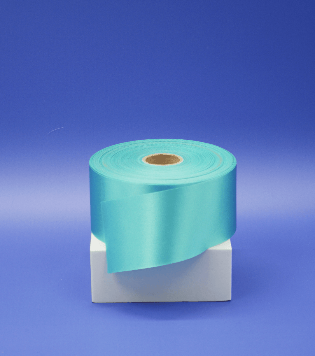 Ribbon $1.20p/m - Deep Aqua 50mm - The Fabric Shop