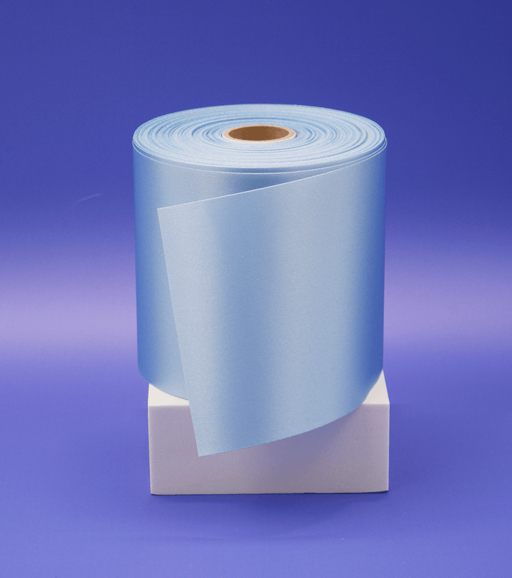 Ribbon $2.00p/m - Saxe 100mm - The Fabric Shop