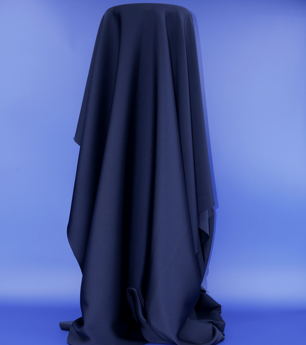 Sophia Low Sheen Satin $15.00p/m - Navy - The Fabric Shop
