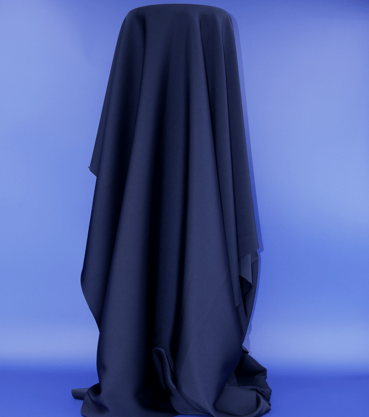 Sophia Low Sheen Satin $15.00p/m - Navy - The Fabric Shop