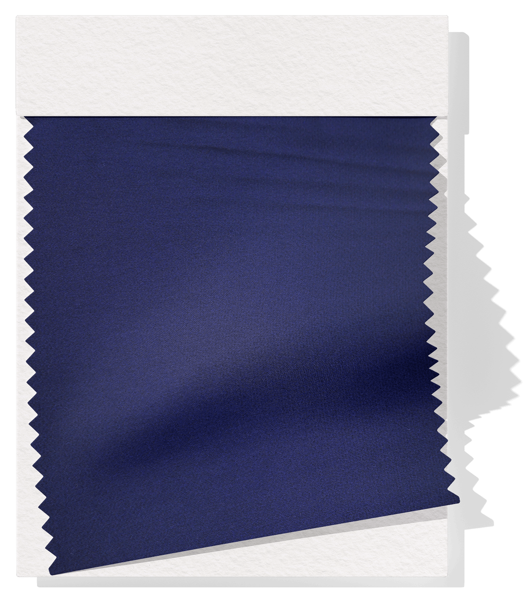 Sophia Low Sheen Satin $15.00p/m - Navy - The Fabric Shop