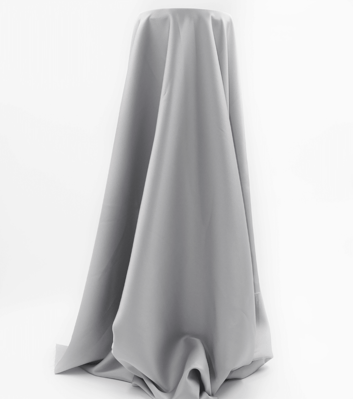 Sophia Low Sheen Satin $15.00p/m - Silver - The Fabric Shop