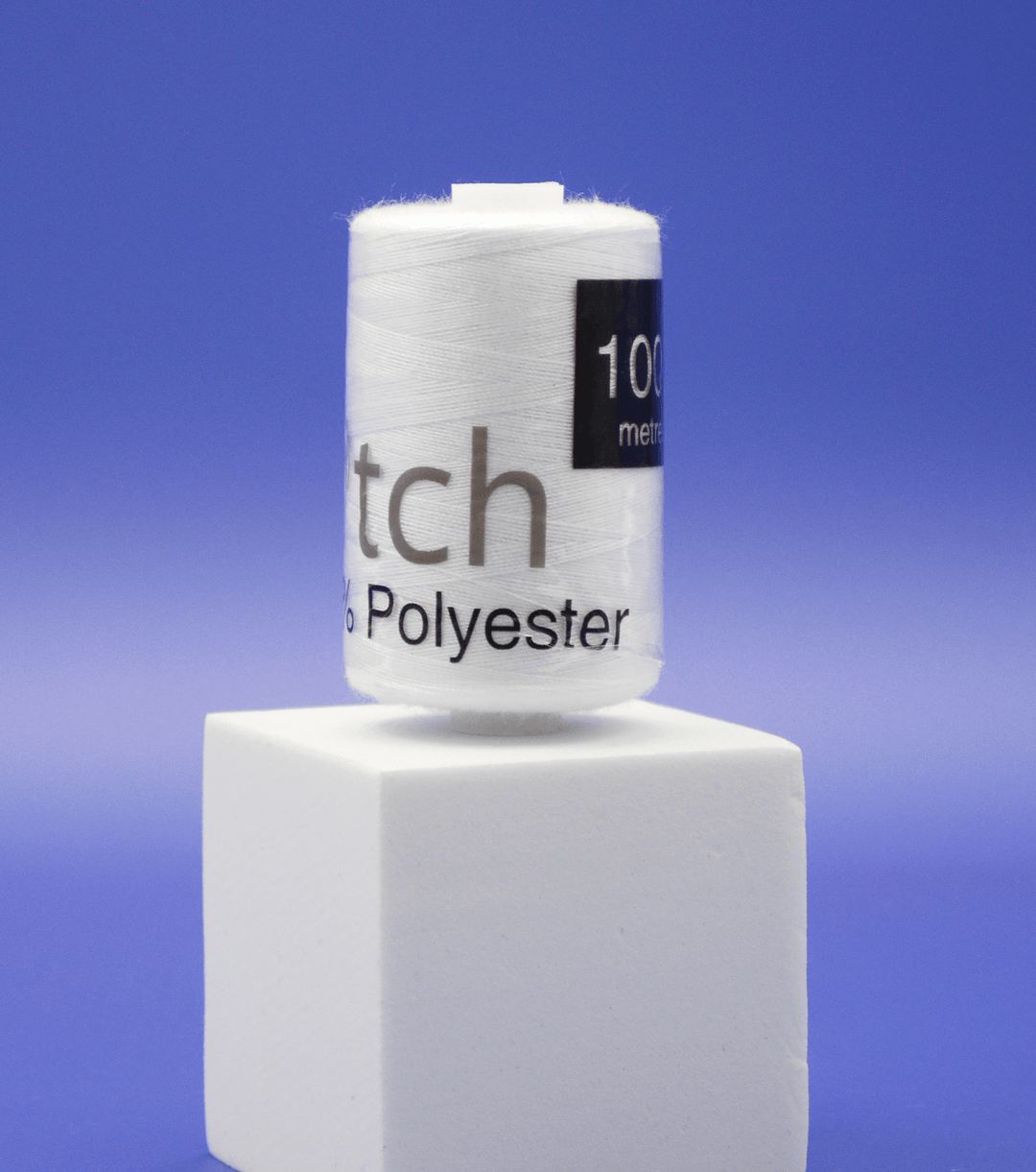 Stitch 1000m Thread - White - The Fabric Shop