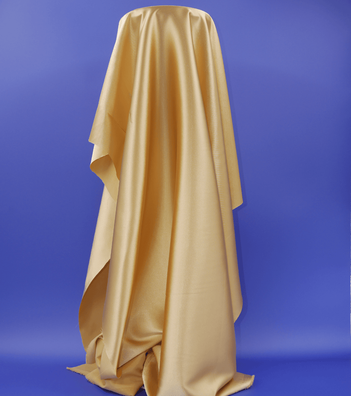 Stretch Satin $12.00p/m - Gold - The Fabric Shop