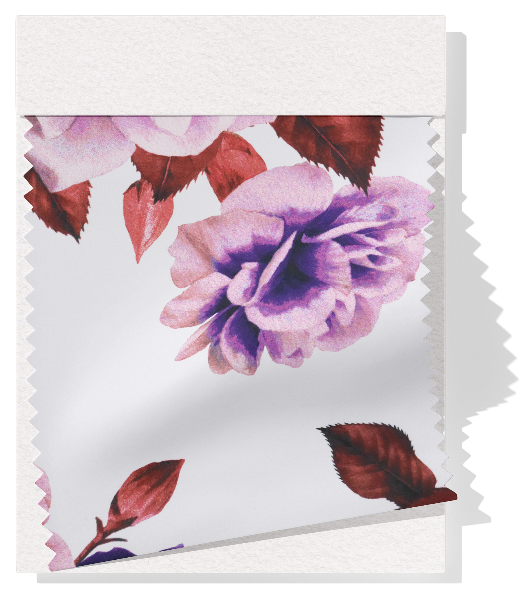 Printed Cotton Sateen $19.00p/m - Delilah Purple Design #11
