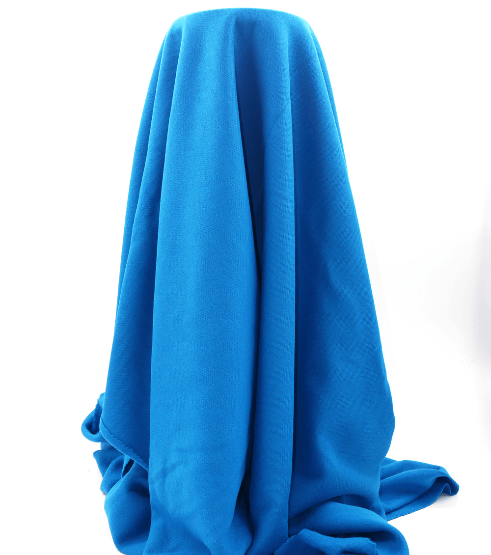 Sweat-shirting Polyester/ Cotton $15.00p/m - Sea Blue - The Fabric Shop