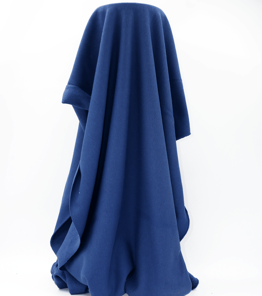 Sweat Shirting Polyester / Cotton $15.00p/m - Washed Navy - The Fabric Shop