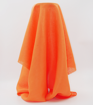 100% Linen $28.00p/m - Tangerine