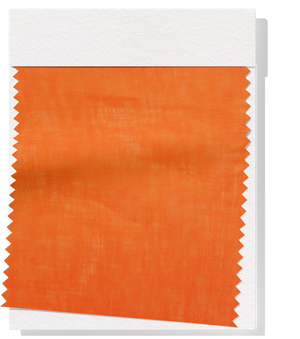 100% Linen $28.00p/m - Tangerine