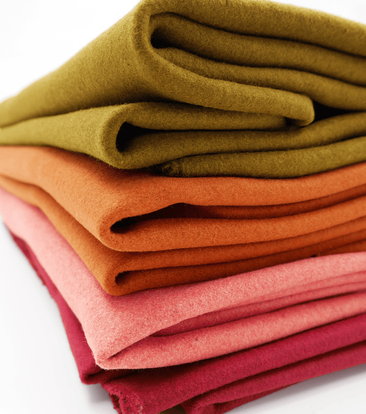 Wool Coating $18.00p/m - Seaweed (W9) - The Fabric Shop